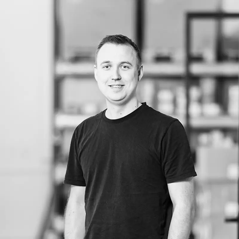 Personalebillede af Produktudvikling Mikkel Jepsen