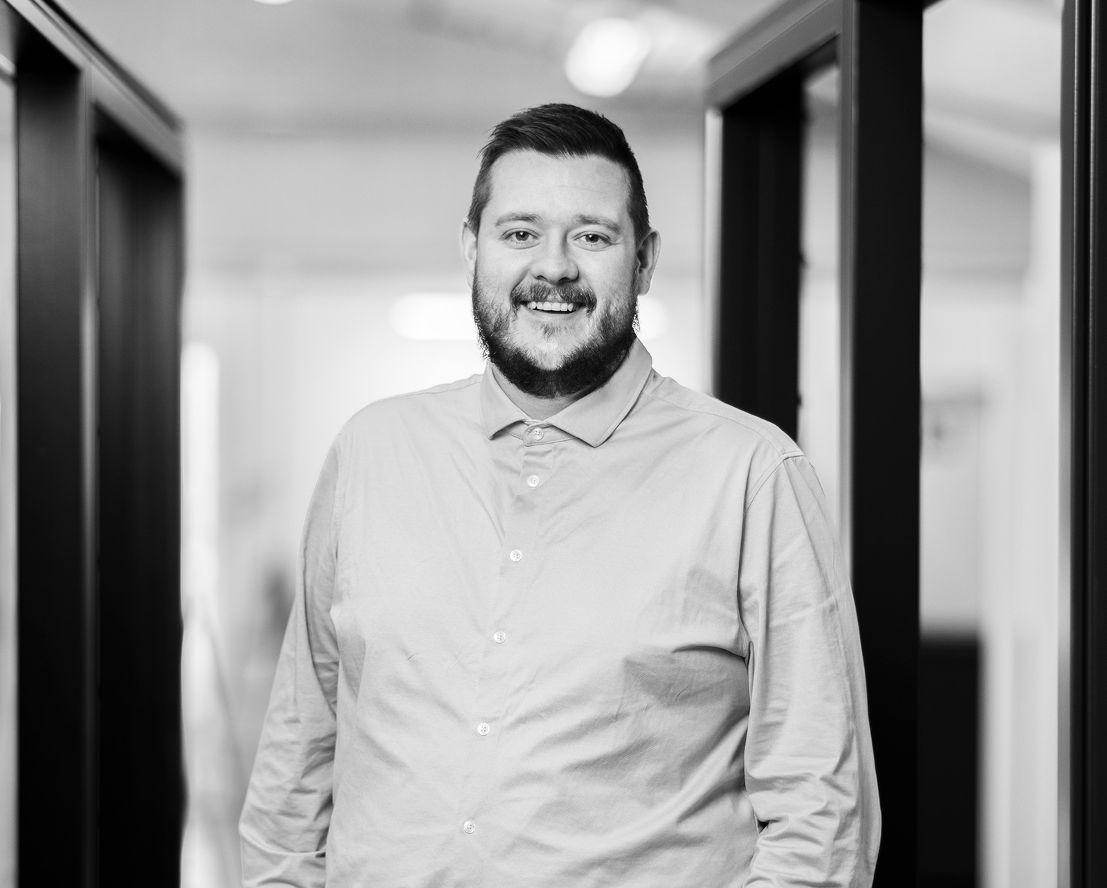 Personalebillede af IT support Mathias Nielsen