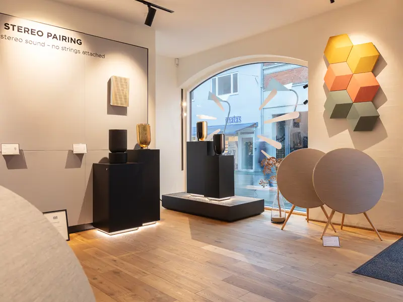 Fastkarm med sikringsglas- reference B&O