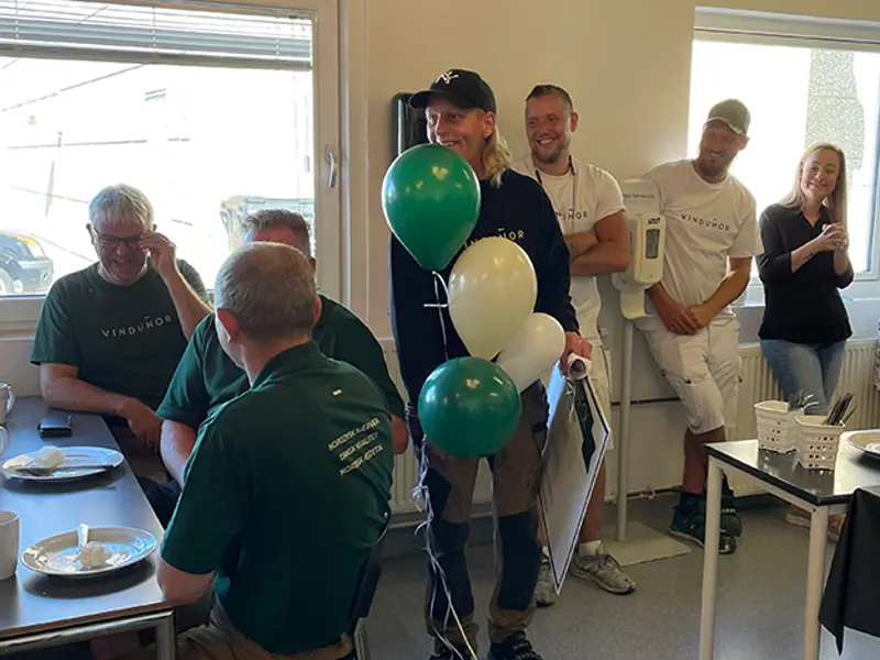 Peter Pedersens 10 års jubilæum.
