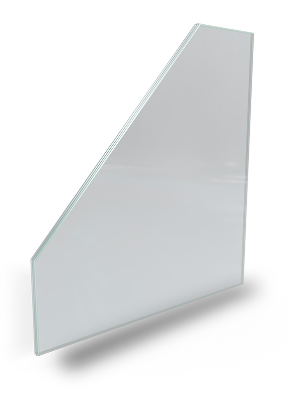 Et billede af lyddæmpende glas, som kan reducere lyden væsentligt.