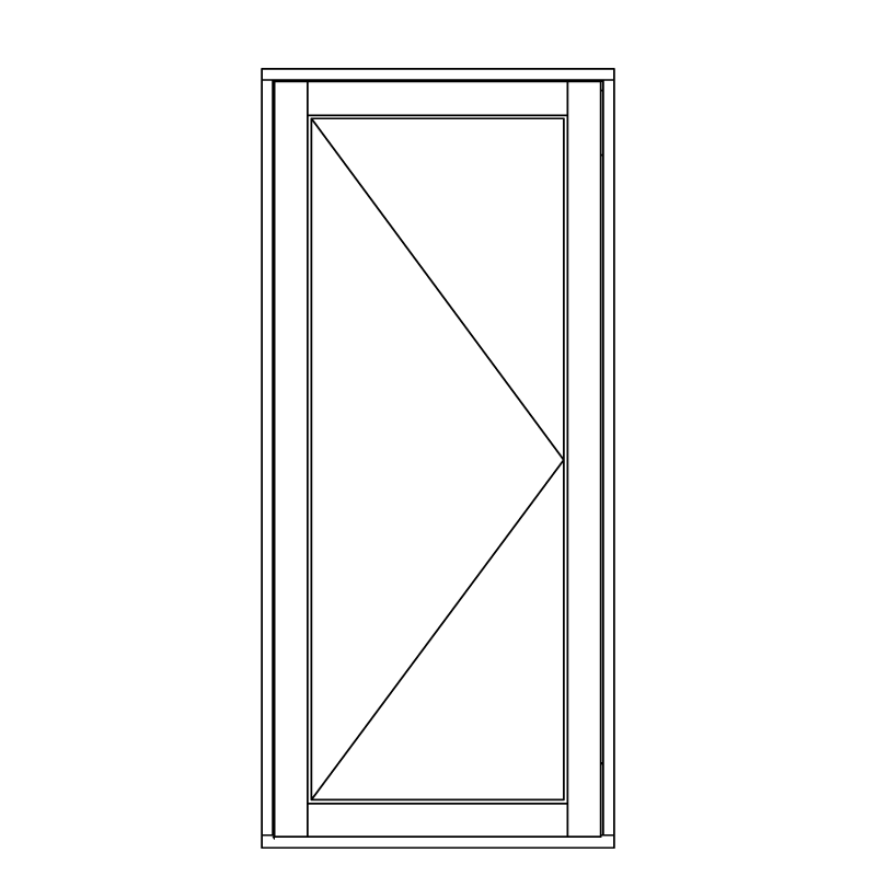 Illustration af terrassedøre model D 101