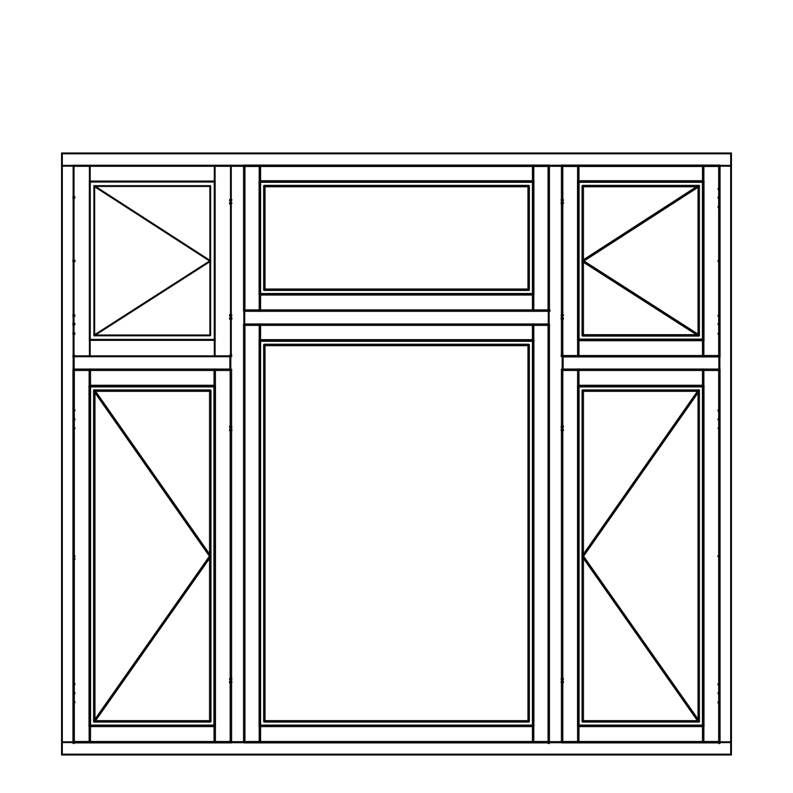 En illustration af et frederiksbergvindue FB 310