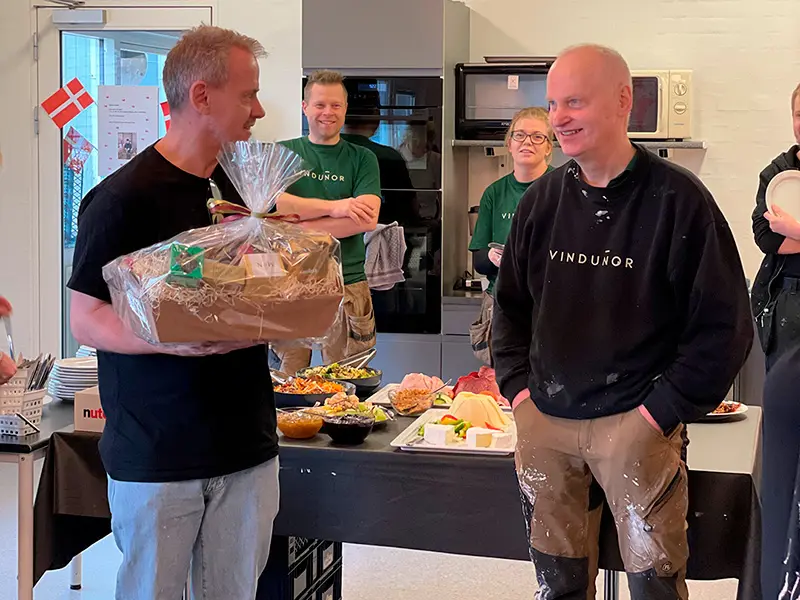 Truck Mads skulle på pension. Han fik en afskedsgave.