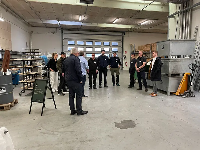 Åben Fabrik 2023 - Gæster på rundvisning