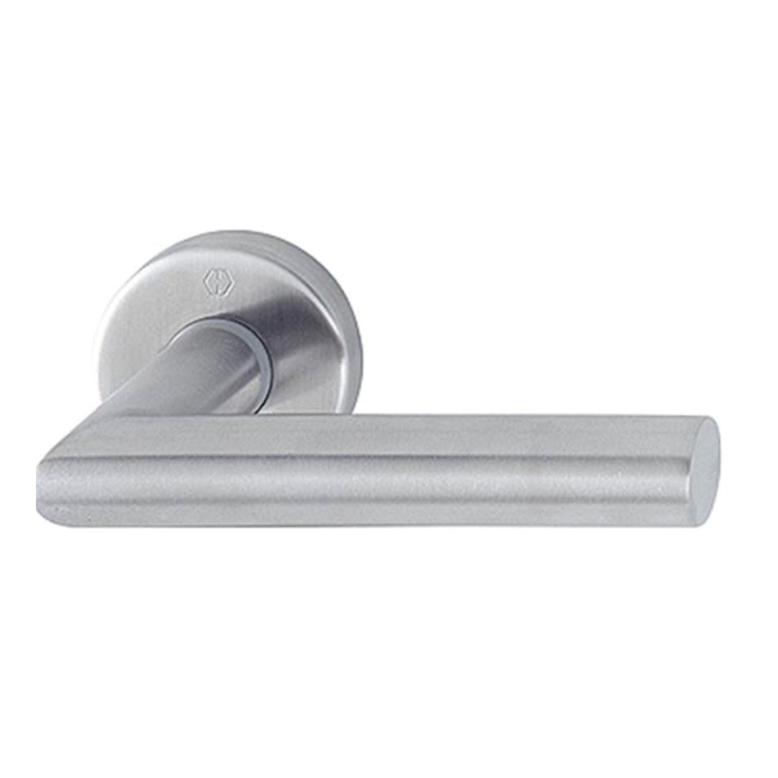 Hoppe Facadedørsgreb. Model Amsterdam i farven Alu.