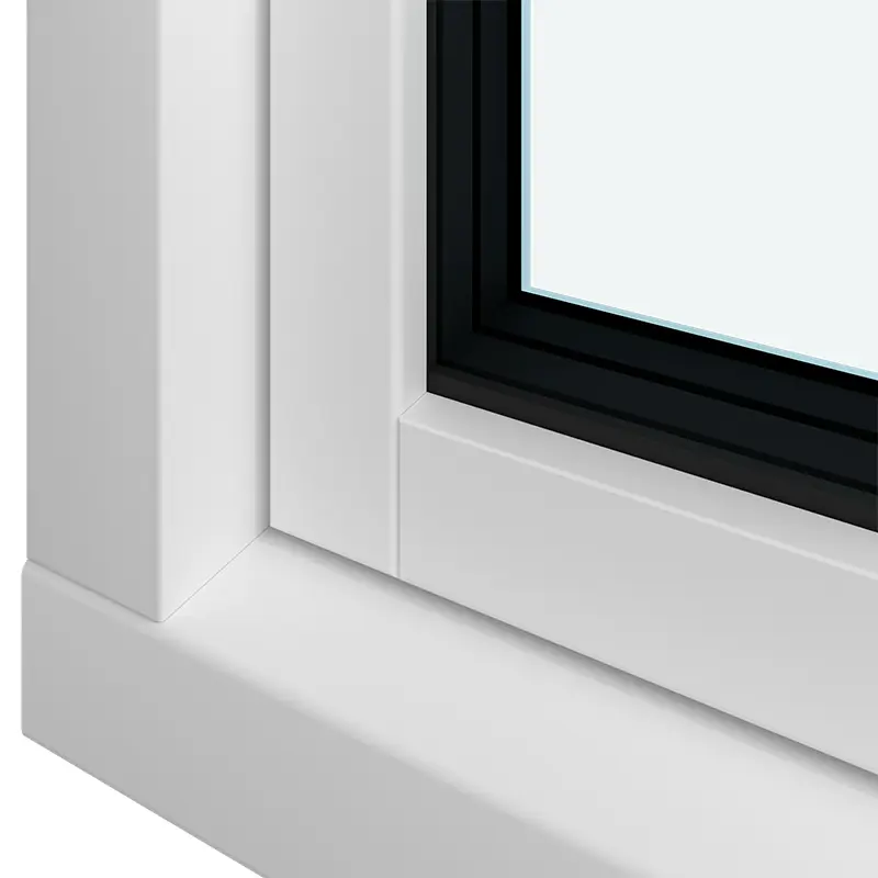 3D illustration af en indvendig softline profil.