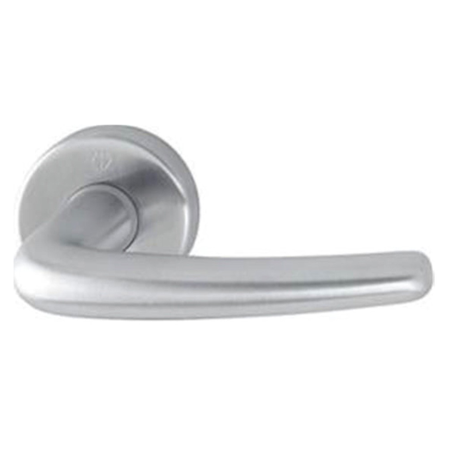 Hoppe Facadedørsgreb. Model Denver i farven Alu.